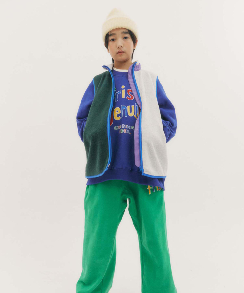 FRISE（フリゼ）の「ラグランマンツーマン_ブルー_キッズ（スウェット・レディース・その他・130/110/120）」の6枚目の写真