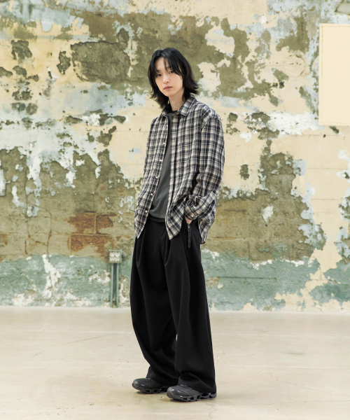 セール】ロックリンクパンツ[ブラック]（スラックス）｜BEGIN202