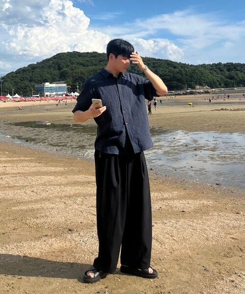 BEGIN202（ビギン202）の「ロックリンクパンツ[ブラック]（スラックス・メンズ・その他・1/2/3/4）」の5枚目の写真