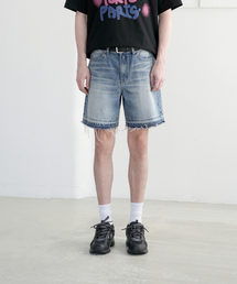 WAAR（ワール）の「M263 デニムショートパンツ_濃紺（その他パンツ）」