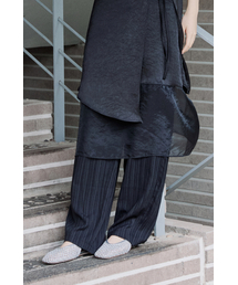 BAILIER（バイリエ）の「レイヤードフロウパンツ（ブラック）（その他パンツ）」