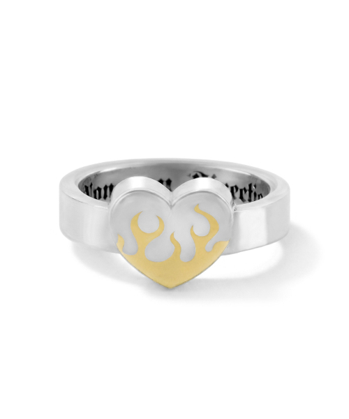 NONENON(ノンノン)の「FLAME LOVE RNG(BRASS) SILVER925(リング・レディース・その他・SMALL/MEDIUM/LARGE)」の2枚目の写真