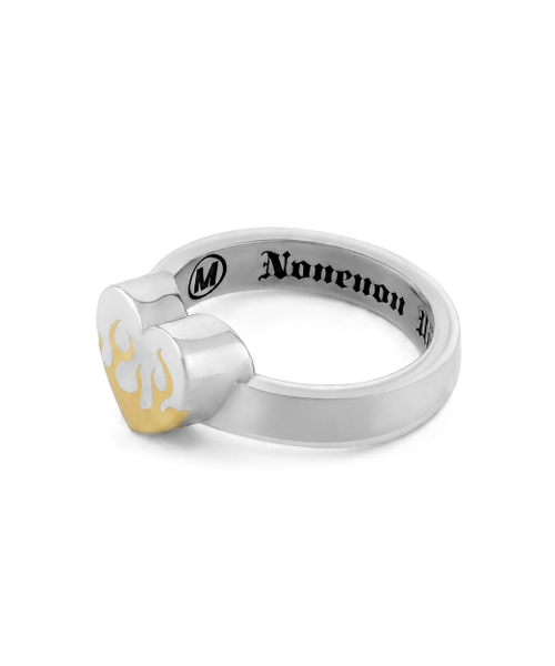 NONENON(ノンノン)の「FLAME LOVE RNG(BRASS) SILVER925(リング・レディース・その他・SMALL/MEDIUM/LARGE)」の3枚目の写真