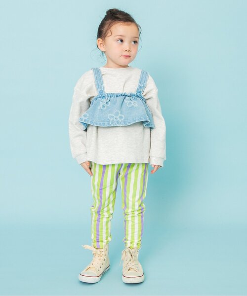 BREEZE（ブリーズ）の「【26春新作】DAISUKIワッフルロンT_ジュニア対応（Tシャツ/カットソー・キッズ・チャコール/アイボリー/サックスブルー/ライム/ピンク/オフホワイト・130/140/80/100/90/110/120）」の20枚目の写真