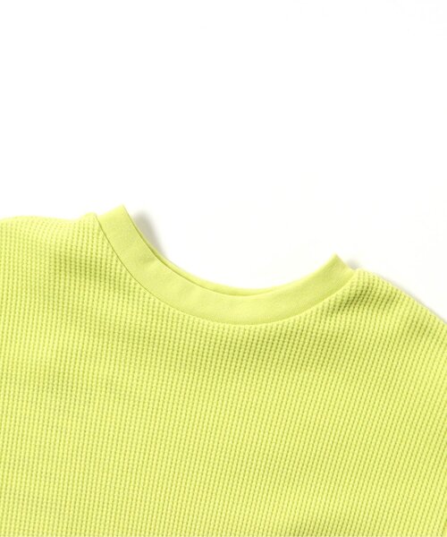 BREEZE（ブリーズ）の「【26春新作】DAISUKIワッフルロンT_ジュニア対応（Tシャツ/カットソー・キッズ・チャコール/アイボリー/サックスブルー/ライム/ピンク/オフホワイト・130/140/80/100/90/110/120）」の10枚目の写真