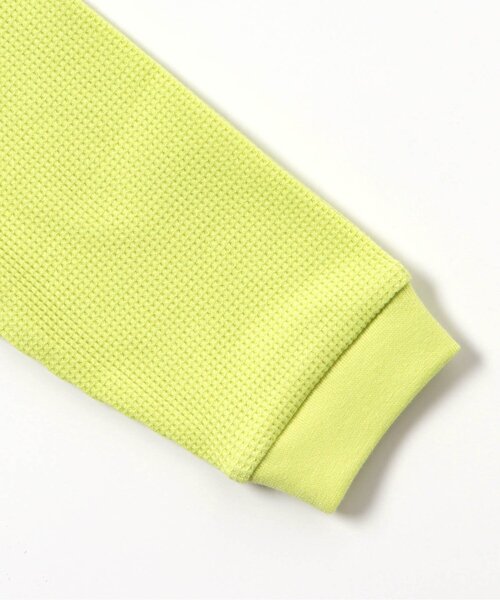 BREEZE（ブリーズ）の「【26春新作】DAISUKIワッフルロンT_ジュニア対応（Tシャツ/カットソー・キッズ・チャコール/アイボリー/サックスブルー/ライム/ピンク/オフホワイト・130/140/80/100/90/110/120）」の9枚目の写真