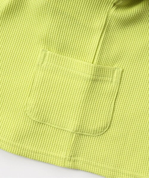 BREEZE（ブリーズ）の「【26春新作】DAISUKIワッフルロンT_ジュニア対応（Tシャツ/カットソー・キッズ・チャコール/アイボリー/サックスブルー/ライム/ピンク/オフホワイト・130/140/80/100/90/110/120）」の8枚目の写真