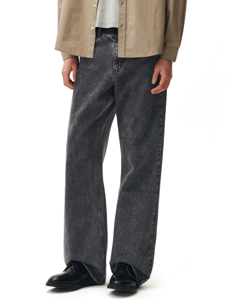 DECET(デケト)の「Mid Rise Wide Jeans DCPT027AshBlack(デニムパンツ・レディース・その他・26/28/30/32/34)」の8枚目の写真