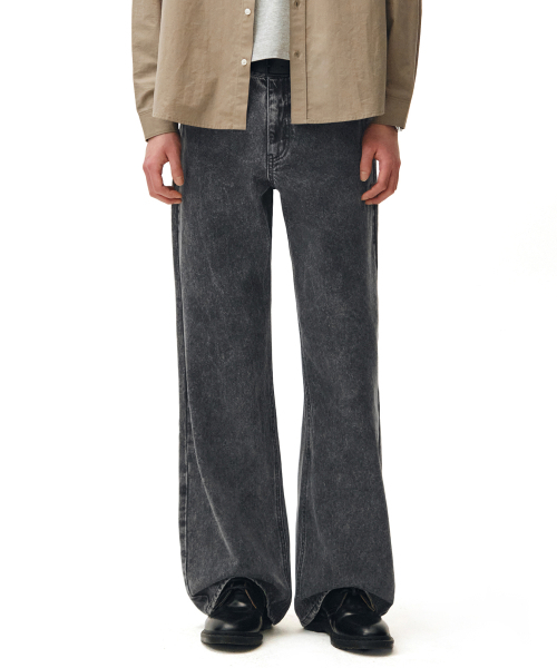 DECET(デケト)の「Mid Rise Wide Jeans DCPT027AshBlack(デニムパンツ・レディース・その他・26/28/30/32/34)」の9枚目の写真