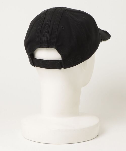 Y-3(ワイスリー)の「Y-3 STRIPES CAP(キャップ・メンズ・ブラック・SMALL/MEDIUM/LARGE)」の4枚目の写真