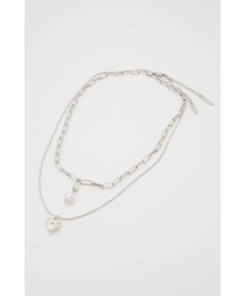 MOUSSY（マウジー）の「F/PEARL MIX CHAIN セット（ネックレス・レディース・ゴールド/シルバー・FREE）」の14枚目の写真