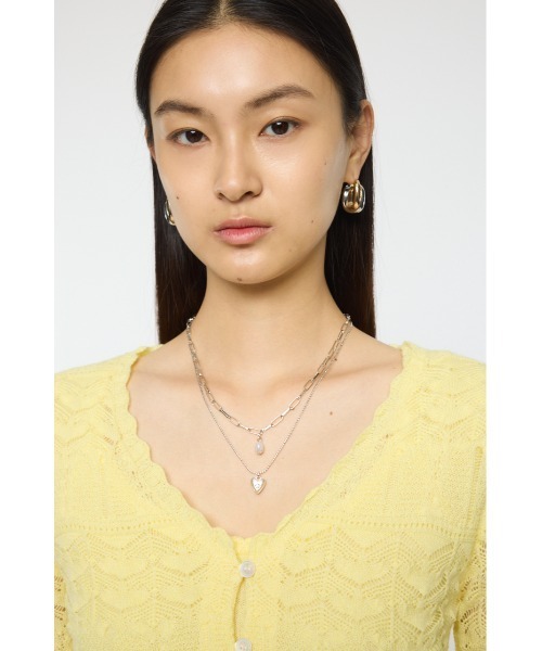 MOUSSY（マウジー）の「F/PEARL MIX CHAIN セット（ネックレス・レディース・ゴールド/シルバー・FREE）」の6枚目の写真