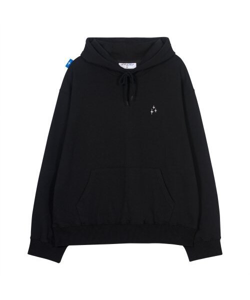 NEUFETBLEU（ヌフエブル）の「NEB hoody (black)（パーカー・メンズ・その他・MEDIUM）」の2枚目の写真