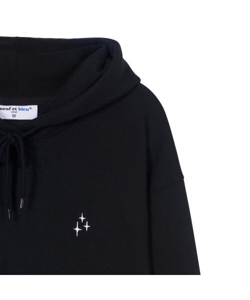 NEUFETBLEU（ヌフエブル）の「NEB hoody (black)（パーカー・メンズ・その他・MEDIUM）」の4枚目の写真