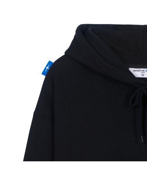 NEUFETBLEU（ヌフエブル）の「NEB hoody (black)（パーカー・メンズ・その他・MEDIUM）」の5枚目の写真