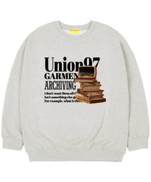 [ モ]97ラジオオーバーサイズスウェットTシャツオートミール