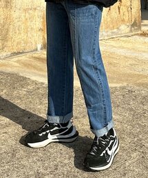 カットオーバークロップウォッシングジーンズ