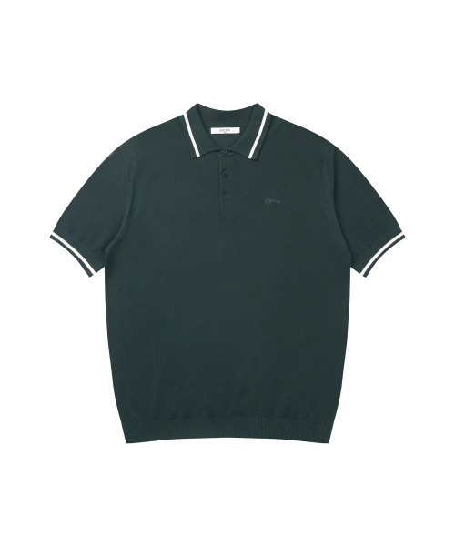 SOLEW(ソル)の「ポロニット_ダークグリーン(ニット/セーター・メンズ・その他・SMALL/MEDIUM/LARGE/X-LARGE)」の2枚目の写真