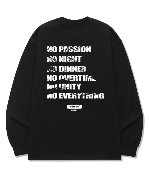 BARIGATE(バリゲート)の「NO 18:01 ロングスリーブ (BLS008) ブラック(Tシャツ/カットソー・レディース・その他・SMALL/MEDIUM/LARGE/X-LARGE/XX-LARGE)」の3枚目の写真