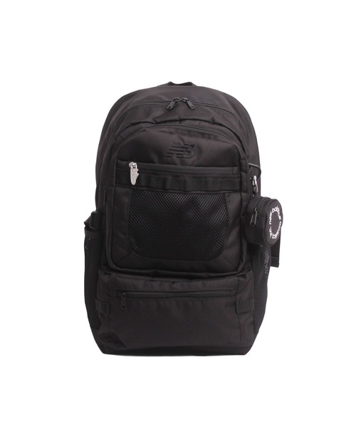 NEW BALANCE(ニューバランス)の「軽量 大容量バックパック ミニポーチ付き 32L(バックパック/リュック・メンズ・ブラック×ブラック/グレー/ブルー/パープル/ブラック・FREE)」の3枚目の写真
