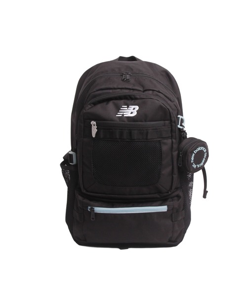 NEW BALANCE(ニューバランス)の「軽量 大容量バックパック ミニポーチ付き 32L(バックパック/リュック・メンズ・ブラック×ブラック/グレー/ブルー/パープル/ブラック・FREE)」の5枚目の写真
