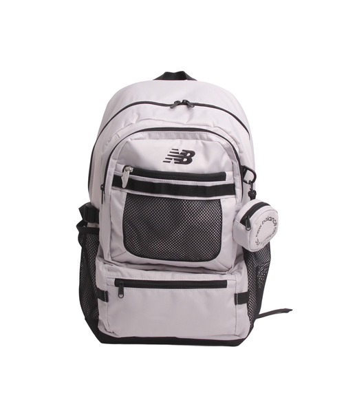 NEW BALANCE(ニューバランス)の「軽量 大容量バックパック ミニポーチ付き 32L(バックパック/リュック・メンズ・ブラック×ブラック/グレー/ブルー/パープル/ブラック・FREE)」の9枚目の写真