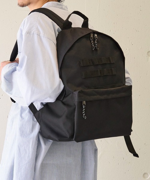 MILITARY(ミリタリー)の「【SETUP7】ミリタリーバックパック/A4サイズ・PC収納可能 軽量/撥水/M-65/MA-1(バックパック/リュック・メンズ・ブラック/カーキ/グレー・FREE)」の2枚目の写真