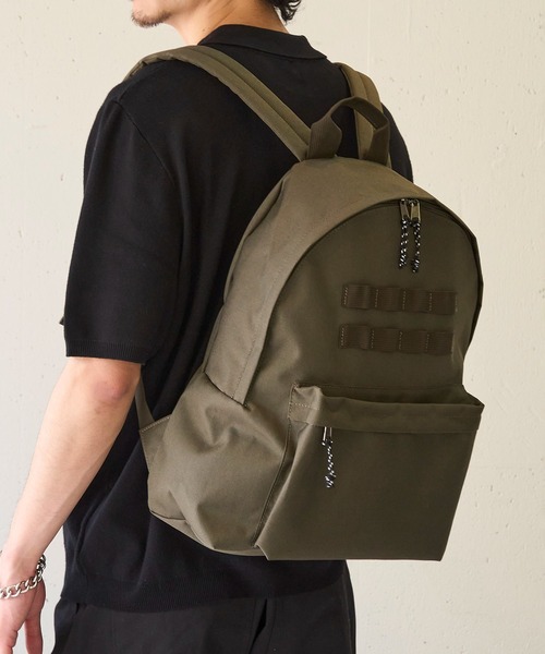 MILITARY(ミリタリー)の「【SETUP7】ミリタリーバックパック/A4サイズ・PC収納可能 軽量/撥水/M-65/MA-1(バックパック/リュック・メンズ・ブラック/カーキ/グレー・FREE)」の11枚目の写真