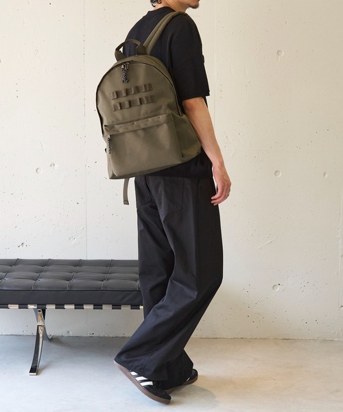 MILITARY(ミリタリー)の「【SETUP7】ミリタリーバックパック/A4サイズ・PC収納可能 軽量/撥水/M-65/MA-1(バックパック/リュック・メンズ・ブラック/カーキ/グレー・FREE)」の9枚目の写真