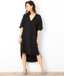 B:MING by BEAMS | ビーミング by ビームス / とろみVネックサックワンピース 16SS(ワンピース)