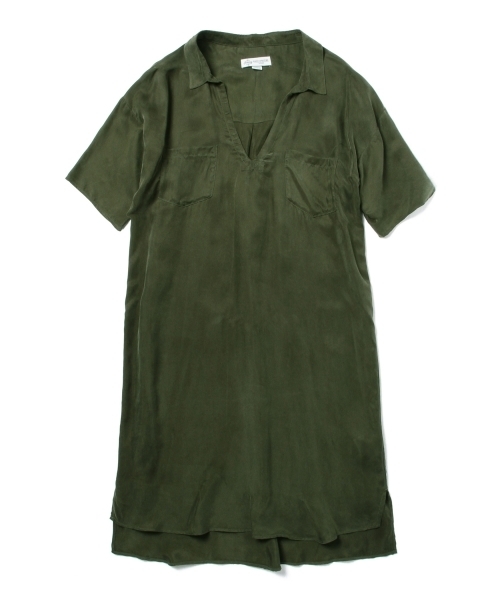 B:MING by BEAMS(ビーミングバイビームス)の「ビーミング by ビームス / とろみVネックサックワンピース 16SS(ワンピース・レディース・ブラック/オリーブ・ONE SIZE)」の17枚目の写真