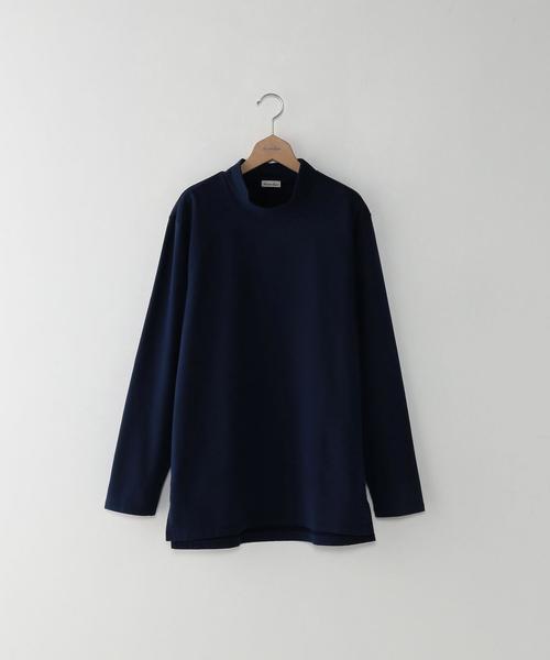 Steven Alan（スティーブンアラン）の「＜Steven Alan＞ HI-GG SWT SRT MOCK/ｶｯﾄｿｰ◆（Tシャツ/カットソー・メンズ・ホワイト/ベージュ/ネイビー・MEDIUM/LARGE/X-LARGE/SMALL）」の3枚目の写真