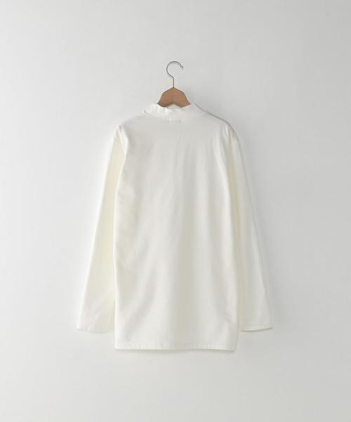 Steven Alan（スティーブンアラン）の「＜Steven Alan＞ HI-GG SWT SRT MOCK/ｶｯﾄｿｰ◆（Tシャツ/カットソー・メンズ・ホワイト/ベージュ/ネイビー・MEDIUM/LARGE/X-LARGE/SMALL）」の12枚目の写真