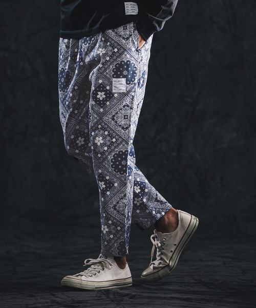 wjk reluxe（ダブルジェーケーリラックス）の「mp14492-bandana pants イージーパンツ(WR26S-18)（その他パンツ・メンズ・ブルー/ブラック/ホワイト・L/M/S）」の3枚目の写真