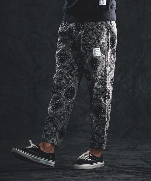 wjk reluxe（ダブルジェーケーリラックス）の「mp14492-bandana pants イージーパンツ(WR26S-18)（その他パンツ・メンズ・ブルー/ブラック/ホワイト・L/M/S）」の2枚目の写真