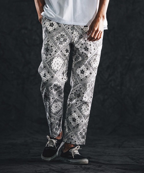 wjk reluxe（ダブルジェーケーリラックス）の「mp14492-bandana pants イージーパンツ(WR26S-18)（その他パンツ・メンズ・ブルー/ブラック/ホワイト・L/M/S）」の5枚目の写真
