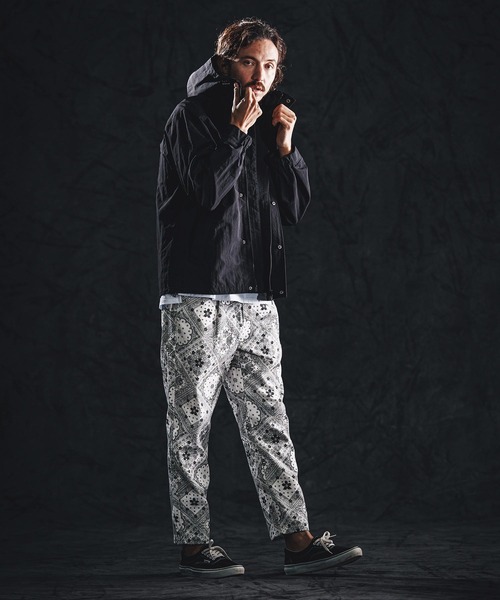 wjk reluxe（ダブルジェーケーリラックス）の「mp14492-bandana pants イージーパンツ(WR26S-18)（その他パンツ・メンズ・ブルー/ブラック/ホワイト・L/M/S）」の8枚目の写真