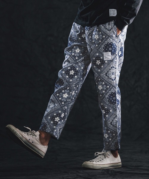 wjk reluxe（ダブルジェーケーリラックス）の「mp14492-bandana pants イージーパンツ(WR26S-18)（その他パンツ・メンズ・ブルー/ブラック/ホワイト・L/M/S）」の10枚目の写真