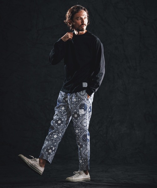 wjk reluxe（ダブルジェーケーリラックス）の「mp14492-bandana pants イージーパンツ(WR26S-18)（その他パンツ・メンズ・ブルー/ブラック/ホワイト・L/M/S）」の13枚目の写真