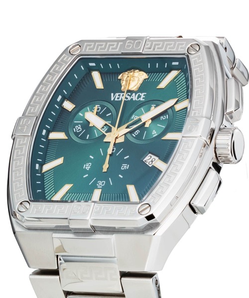 VERSACE（ヴェルサーチ）の「VERSACE/ヴェルサーチェ SPORTY TONNEAU GRECA 腕時計 VS-VESP01025 メンズ（アナログ腕時計・メンズ・グリーン・FREE）」の4枚目の写真
