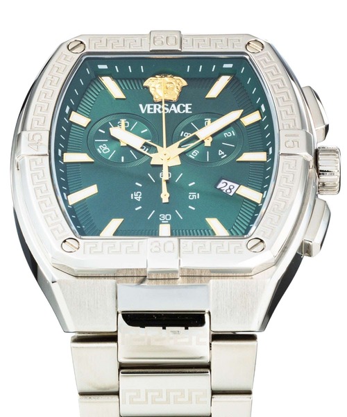 VERSACE（ヴェルサーチ）の「VERSACE/ヴェルサーチェ SPORTY TONNEAU GRECA 腕時計 VS-VESP01025 メンズ（アナログ腕時計・メンズ・グリーン・FREE）」の5枚目の写真