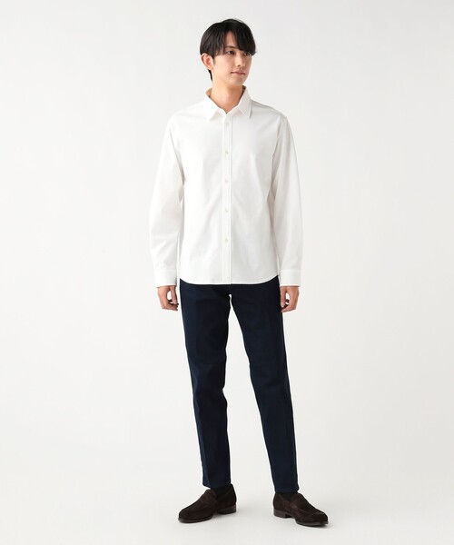 BEAMS HEART(ビームスハート)の「ラグジュアリー ポンチ シャツ(シャツ/ブラウス・メンズ・ホワイト/ブラック・X-LARGE/LARGE/MEDIUM/SMALL)」の3枚目の写真