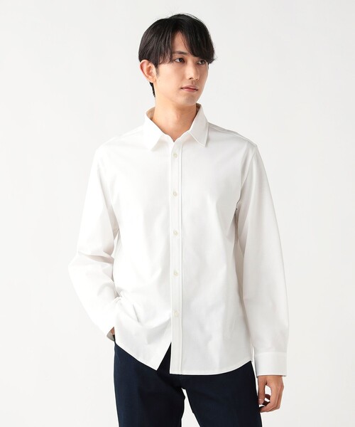 BEAMS HEART(ビームスハート)の「ラグジュアリー ポンチ シャツ(シャツ/ブラウス・メンズ・ホワイト/ブラック・X-LARGE/LARGE/MEDIUM/SMALL)」の6枚目の写真