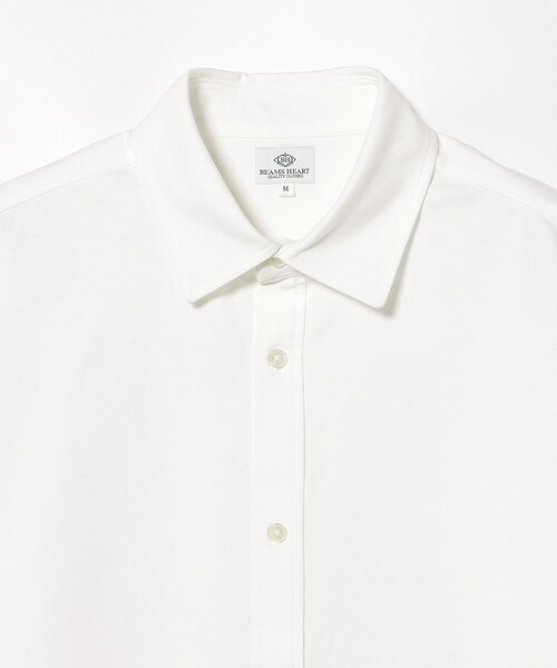 BEAMS HEART(ビームスハート)の「ラグジュアリー ポンチ シャツ(シャツ/ブラウス・メンズ・ホワイト/ブラック・X-LARGE/LARGE/MEDIUM/SMALL)」の8枚目の写真