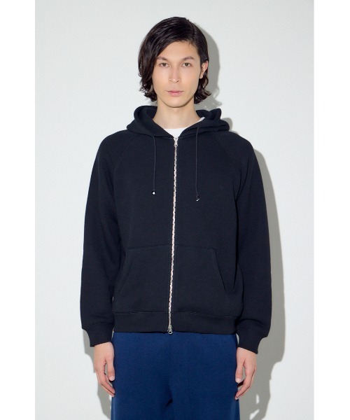 AZUL by moussy(アズールバイマウジー)の「裏毛ジップアップパーカー(パーカー・メンズ・アイボリー/ブラック/ダークカーキ・SMALL/MEDIUM/LARGE)」の22枚目の写真