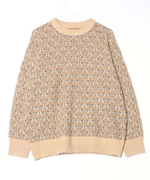 Tucked Pattern Knit（ニット/セーター）｜anuke（アンヌーク）の