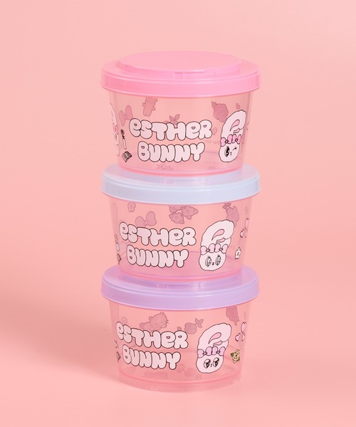 esther bunny / エスターバニー 】 ジョイント式保存容器3Pセット SKE