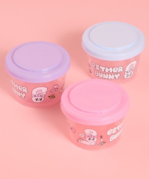 esther bunny / エスターバニー 】 ジョイント式保存容器3Pセット SKE