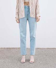 GOODDEN（グーデン）の「GDST04R Crop Straight Light blue（デニムパンツ）」