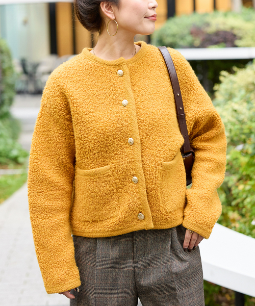 セール】《追加》パイルショートカーディガン（カーディガン/ボレロ